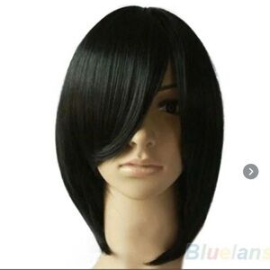 Black Women's mid length Wig